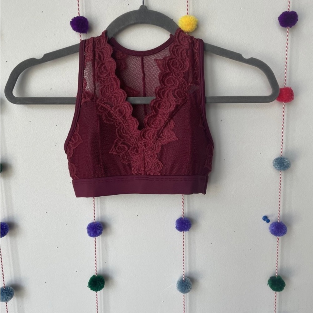 NWT SO DANCA Women’s "Gillies" Athletic Crop w/Lace & Mesh Detail - RDE1976-Sz P